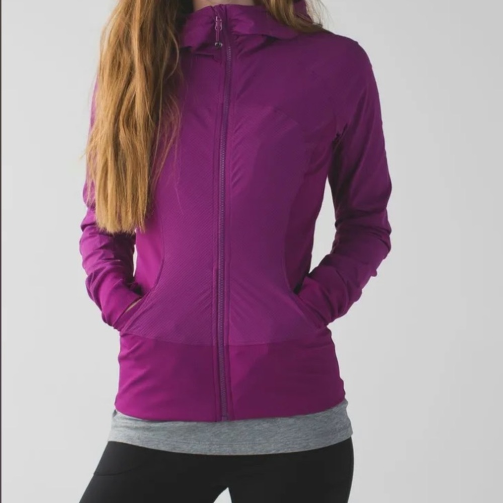 Lululemon In Flux Jacket Hoodie Reversible InFlux Size 2